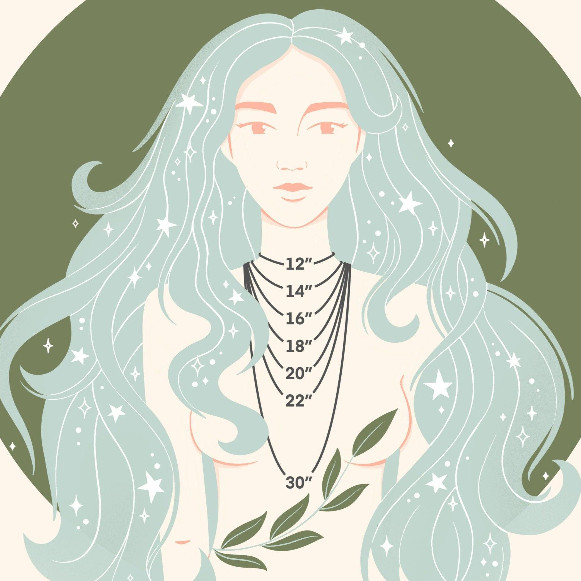 Smooth Point Pendant Necklace - Luna Tide Handmade Jewellery