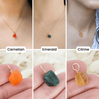 Abundance & Prosperity Raw Crystal Pendant Bundle