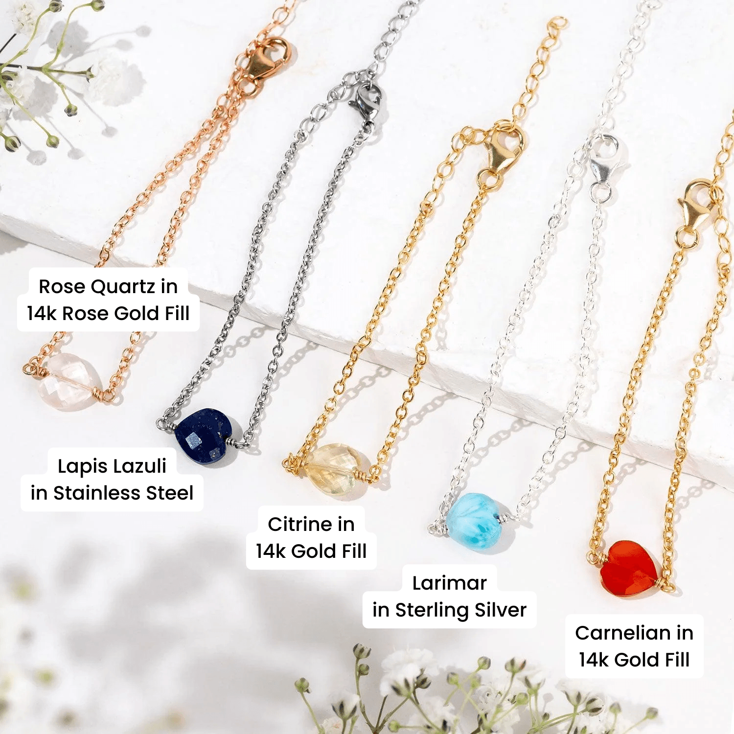 Custom Crystal Heart Bracelet