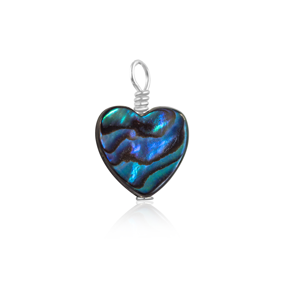 Abalone Shell Heart Pendant