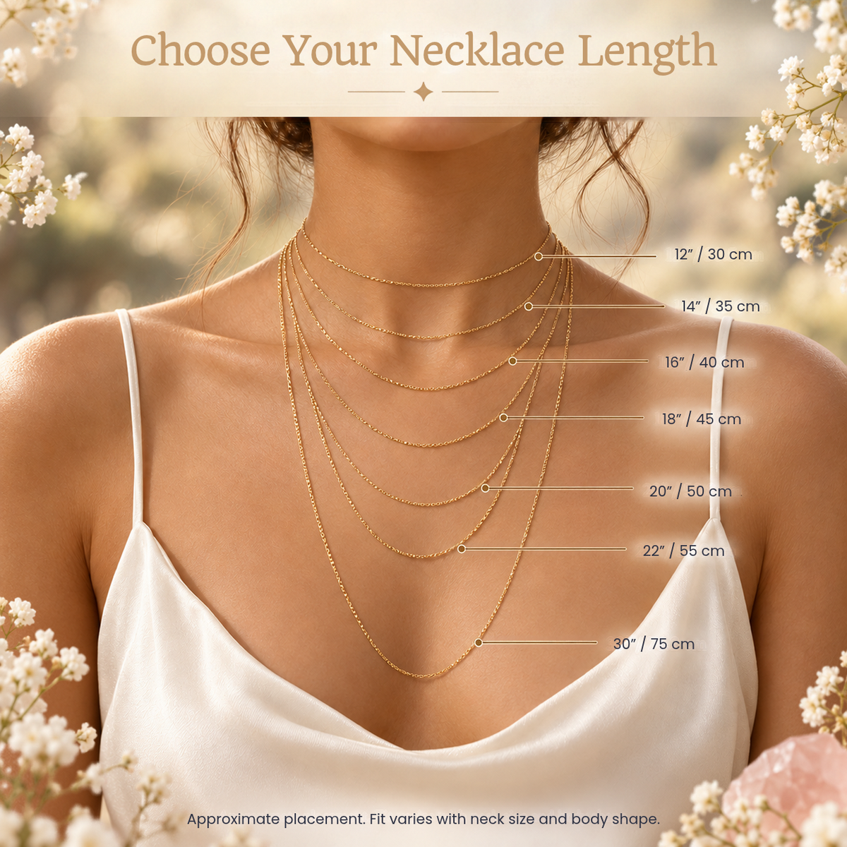 Custom Smooth Natural Point Crystal Necklace
