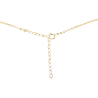 Iolite Bead Drop Choker - Iolite Bead Drop Choker - 14k Gold Fill - Luna Tide Handmade Crystal Jewellery