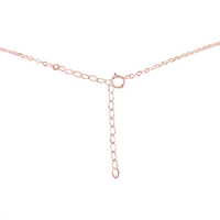 Tiny Raw Apatite Pendant Necklace - Tiny Raw Apatite Pendant Necklace - Sterling Silver / Cable - Luna Tide Handmade Crystal Jewellery