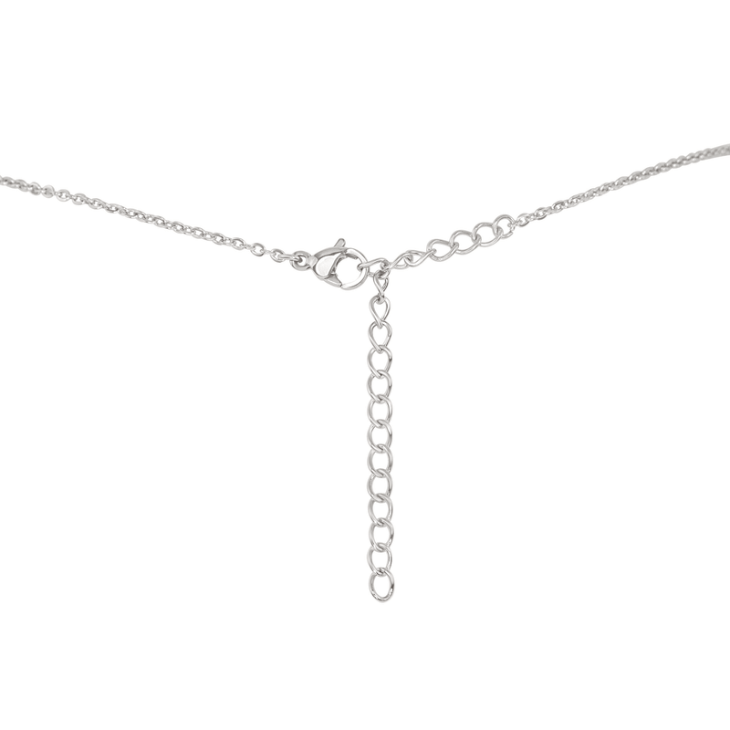 Tiny Raw Larimar Pendant Necklace - Tiny Raw Larimar Pendant Necklace - Sterling Silver / Cable - Luna Tide Handmade Crystal Jewellery