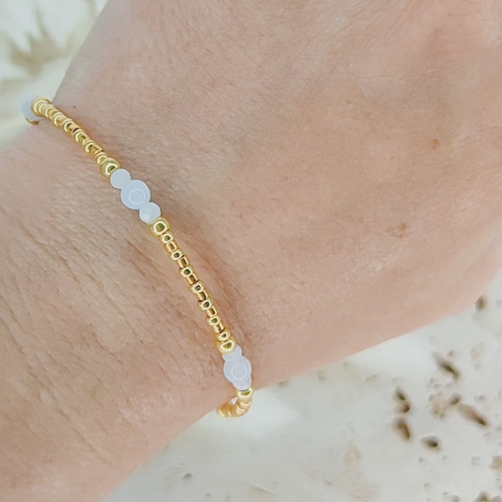 Blue Lace Agate Ancient Tides Bracelet