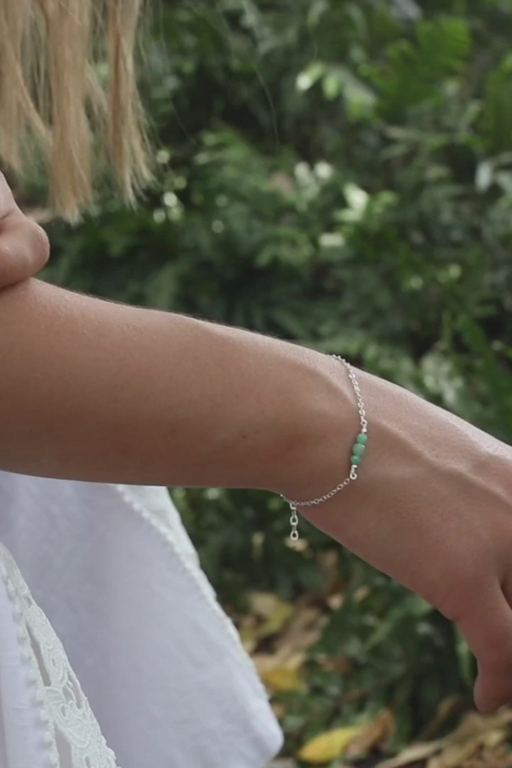Dainty Aventurine Gemstone Bracelet