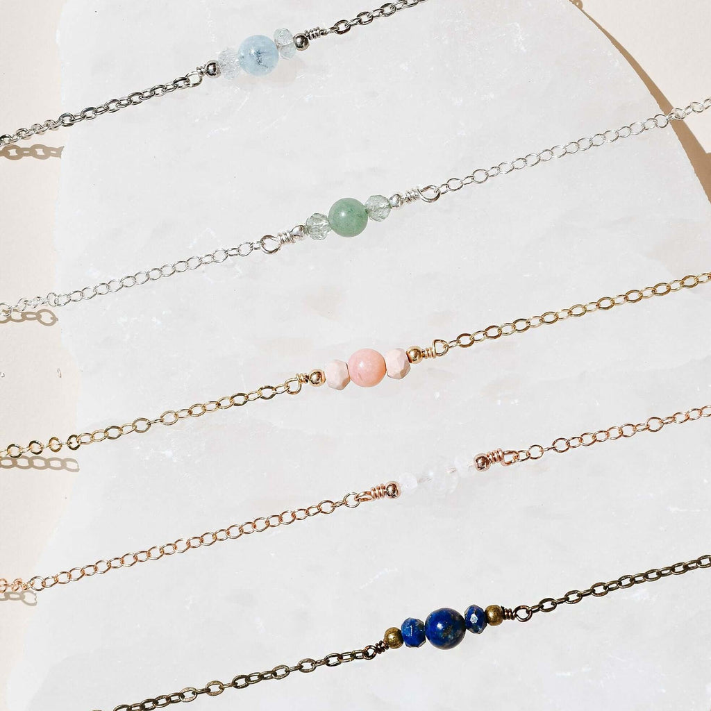 Dainty Choker - Bronze - 14K Gold Fill - Sterling Silver - Stainless Steel - 14K Rose Gold Fill - Luna Tide Handmade Jewellery